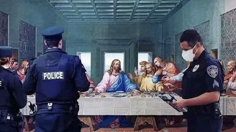 Police Shut Down Good Friday Church Service and Threaten Worshippers With £200 Fines for Breaking Covid Rules