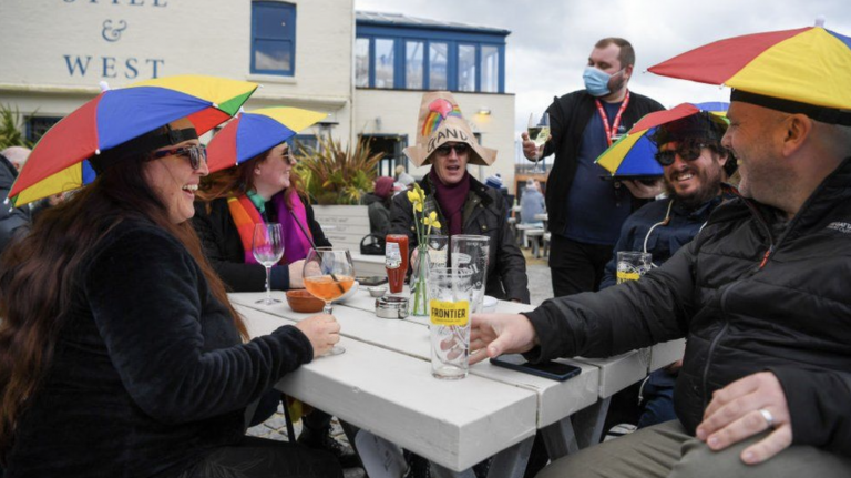 Brits Celebrate the Reopening Of Shops and Pub Gardens