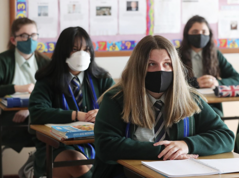 No Masks in Classrooms From Next Month