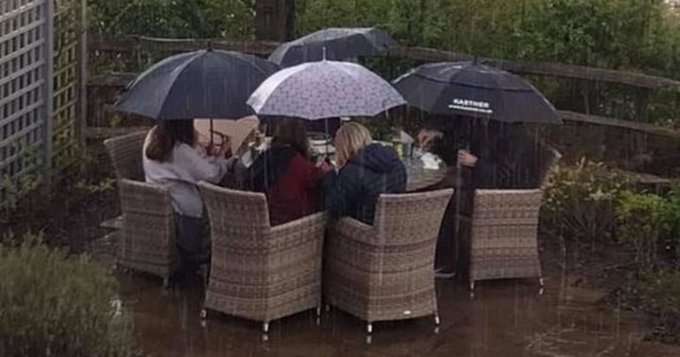 Pubs Close Their Beer Gardens as Poor Weather Keeps Punters Away