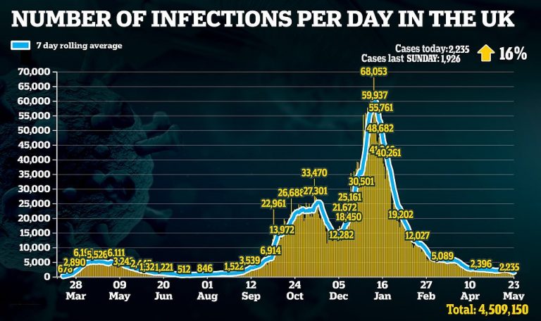 Britain’s Covid Epidemic Will be Over if Vaccines Work Against Indian Variant