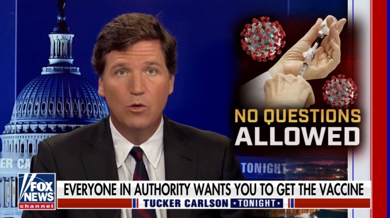 Tucker Carlson Asks: How Many Americans Have Died After Taking the Covid Vaccines?