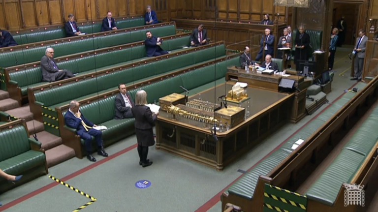 Commons Speaker Speeding up the Reopening of the House