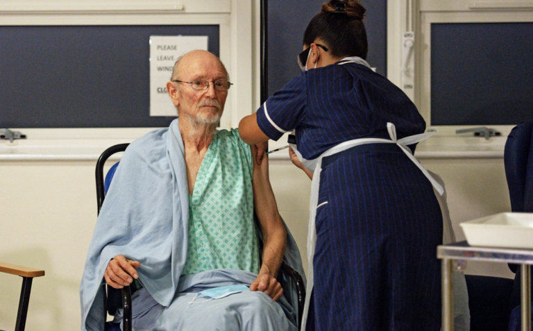 First Man in the World to Receive an Approved Covid Vaccine Has Died at 81