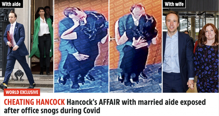 Matt Hancock Caught Snogging Aide