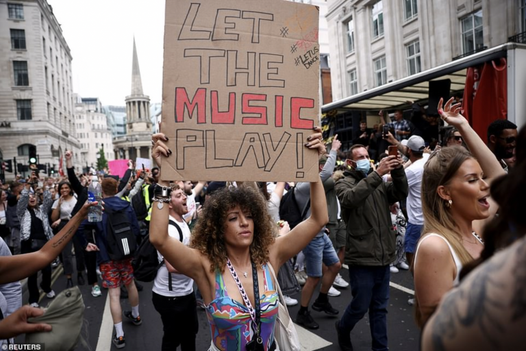 Tens of Thousands Demand Their “Freedom to Dance” in London Protest