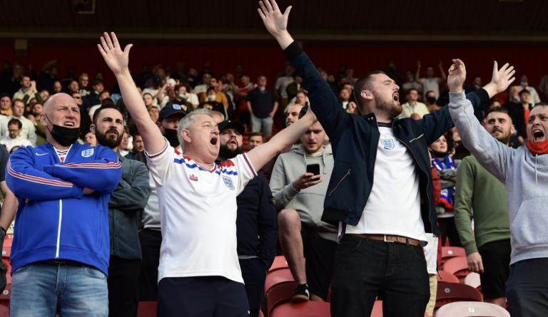Be a “Team Player” and Get the Jab, England Fans at Wembley Told
