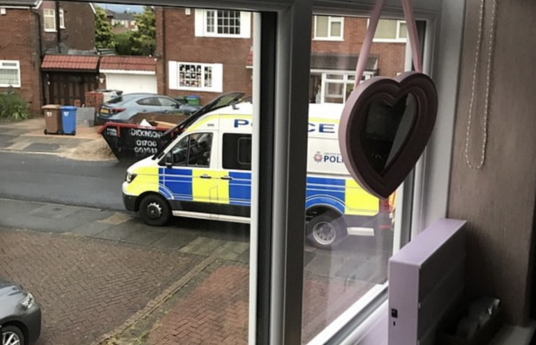 Police Arrive at House in Riot Van to Check 12 Year-Old Girl Is Self-Isolating