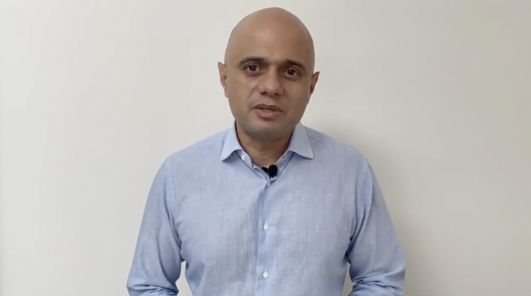 Health Secretary Sajid Javid Tests Positive for Covid