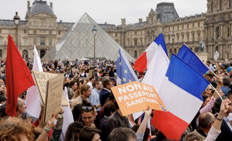 Thousands March Against Vaccine Passports in France