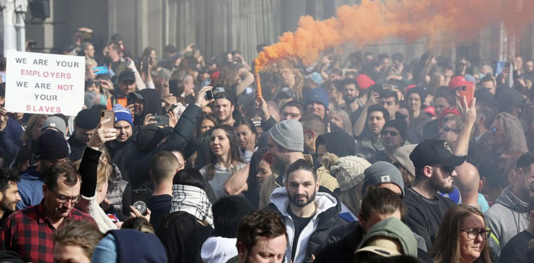 Thousands March Against Lockdown in Major Australian Cities