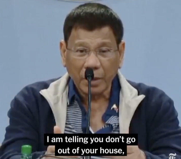 “For All I Care, You Can Die Anytime”: Philippine President’s Message to the Unvaccinated