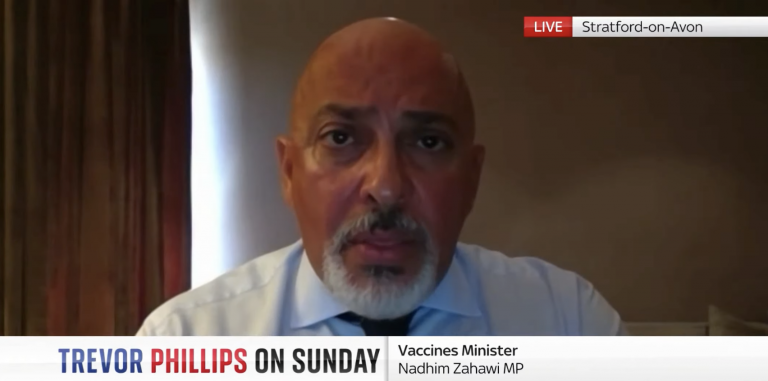 Nadhim Zahawi Confirms Vaccine Passports Will be Introduced at End of the Month