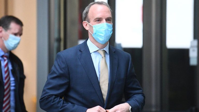 Dominic Raab Refuses to Rule Out Imposing Further Restrictions before Christmas Day