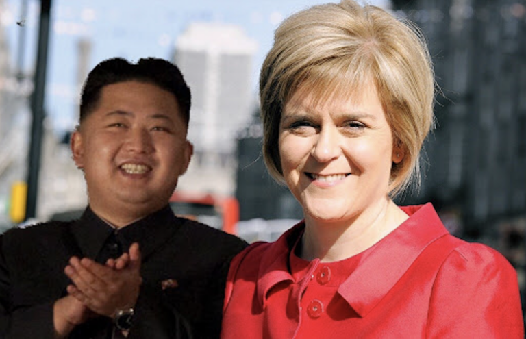 Scotland’s Glorious Leader Nic Sturge-on Graciously Allows Pub Customers to be Served Standing Up