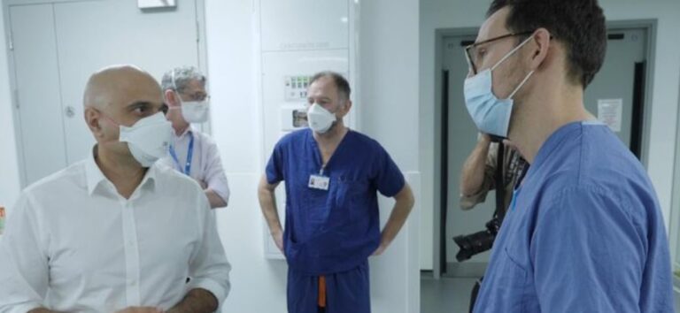 Sajid Javid Confronted Over Mandatory Vaccination by Unvaccinated NHS Consultant: “The Science Isn’t Strong Enough”