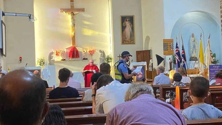 Police Interrupt Church Service to Check Vaccine Passports and Face Masks
