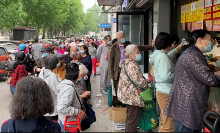 Markets Tumble as Beijing Lockdown Threatens