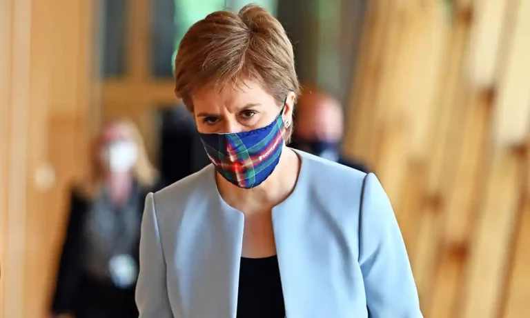 Double-Masked, Triple-Jabbed Nicola Sturgeon Comes Down With… Covid!