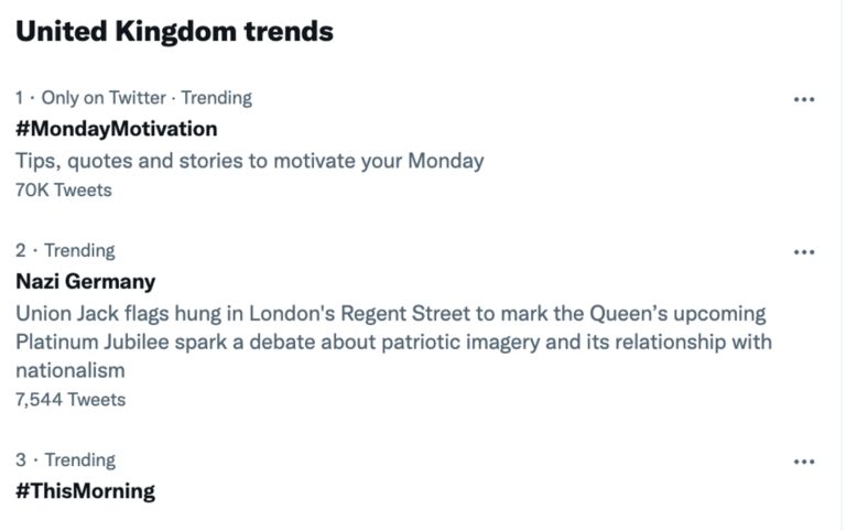 Libs in Meltdown Over Union Jacks on Regent Street