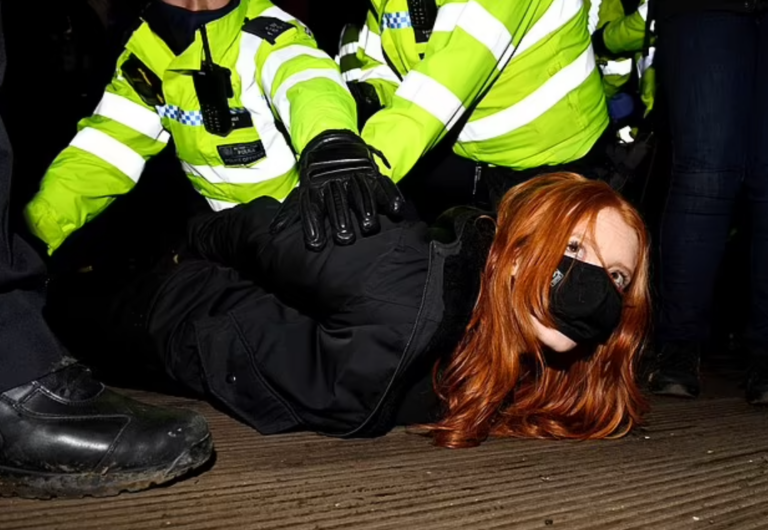 Met Police Officers Justify Heavy-Handed Lockdown Arrests at Sarah Everard Vigil by Claiming it Had Become an “Anti-Police Protest”