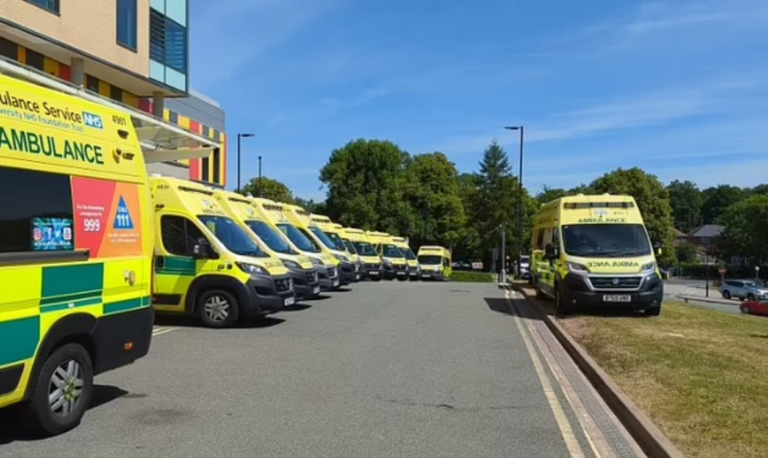 Every Ambulance Trust in England Goes On ‘Black Alert’ as Ambulances Queue For Hours at Hospitals to Hand Over Patients – But It’s Not Covid
