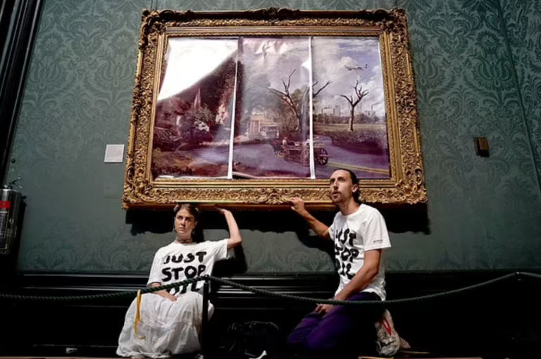 Just Stop Oil Protestor Who Pulled ‘Hay Wain’ Painting Stunt Has Racked Up 50,000 Air Miles on Exotic Holidays
