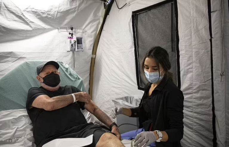 Return of the Flu as California Hospitals Erect Overflow Tents to Cope With Big Early Surge