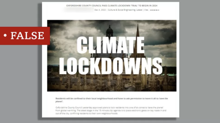 Climate Lockdown Claims in Oxford Lead to Death Threats