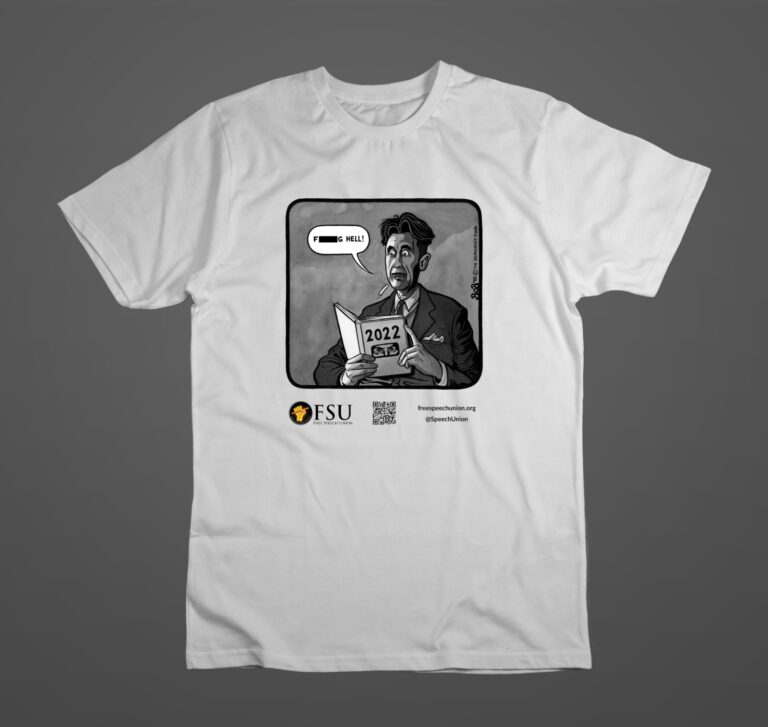 Order a Free Speech Union-Bob Moran T-Shirt in Time For Christmas