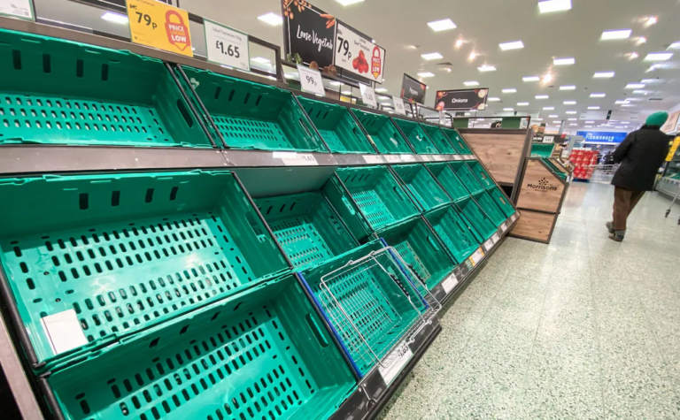 Net Zero to Blame for Vegetable Shortage