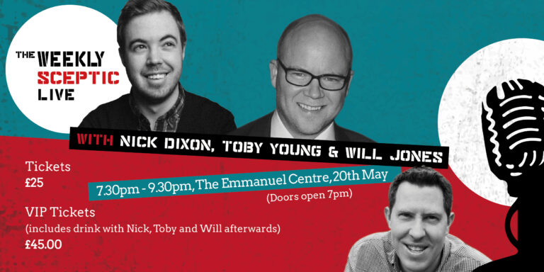 Tickets for Weekly Sceptic Live Now on Sale