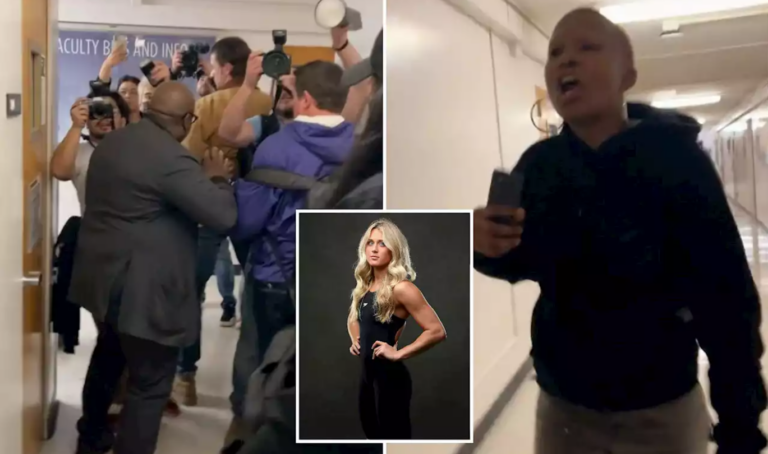 Former College Swimmer Barricaded in University Classroom by Trans Activists Remains Defiant