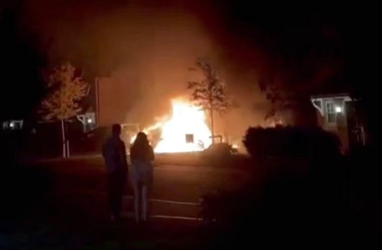 “Electric Car” Explodes on Driveway and Sets Fire to Family Home After “Battery Malfunctions”