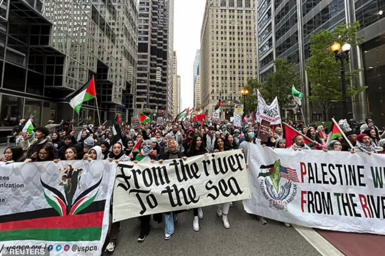 BLM’s Chicago Chapter Backs Hamas Terrorists Using Image of Paraglider