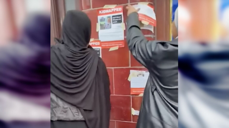 Why Are People Going Round London Tearing Down Posters About Kidnapped Israelis?