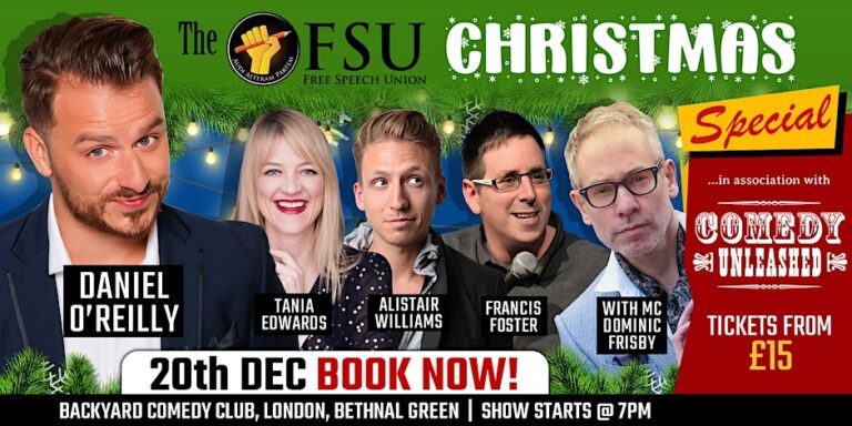 You’re Invited to the Free Speech Union’s Annual Comedy Benefit