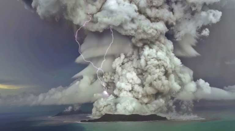 Hunga Tonga Volcano is “Most Likely” Cause of Recent Warm Temperatures