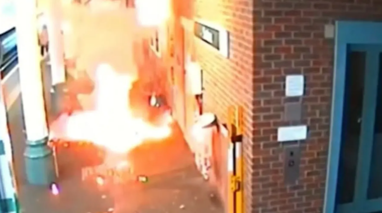Watch: E-bike Explodes at London Train Station