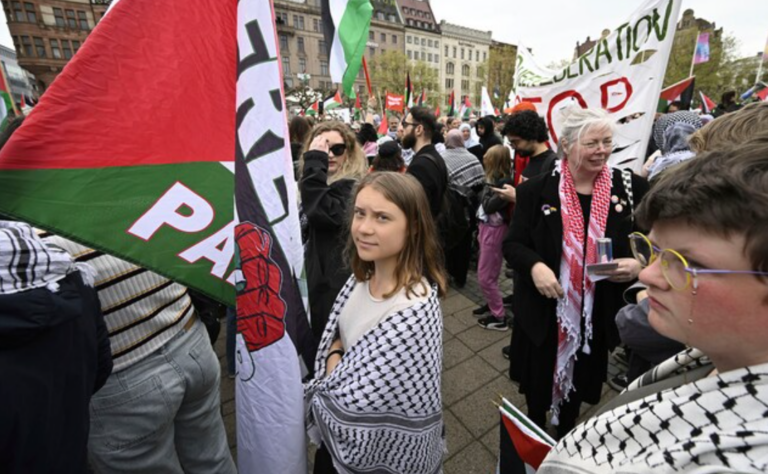 Israeli Eurovision Singer Ordered to Stay in Hotel Room as Thousands of Pro-Palestine Protesters Including Greta Thunberg Call for Her to be Excluded