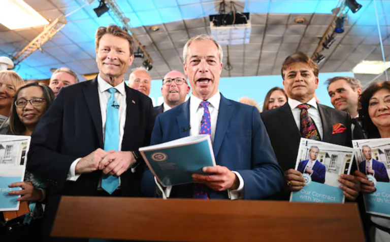 Nigel Farage Launches Reform Manifesto With Pledges to Freeze Immigration, Leave the ECHR and Scrap Net Zero