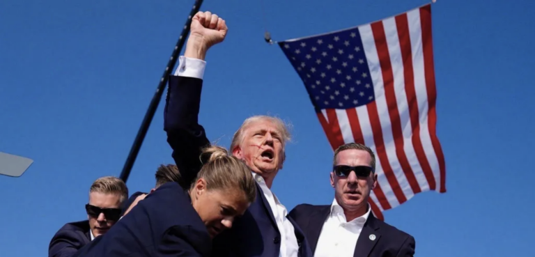 Donald Trump is Bloodied But Unbowed in Failed Assassination Attempt