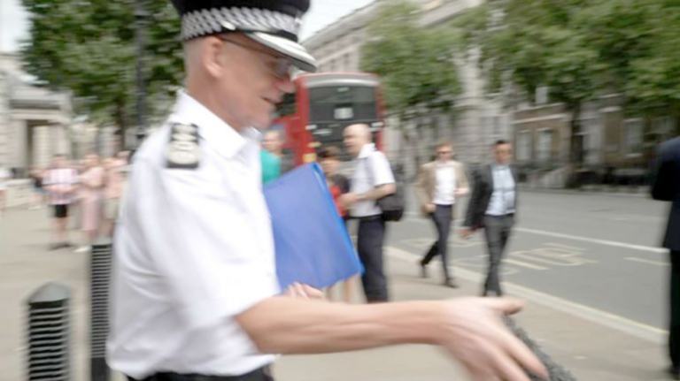 Met Police Boss Sir Mark Rowley Grabs Microphone and Throws it On Ground When Grilled About “Two-Tier Policing”