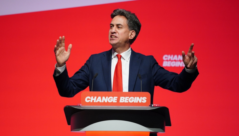 Miliband’s Hyperactive Rhetoric Can’t Hide That the ‘Green Jobs’ Are All Going to China and the Unions Have Noticed