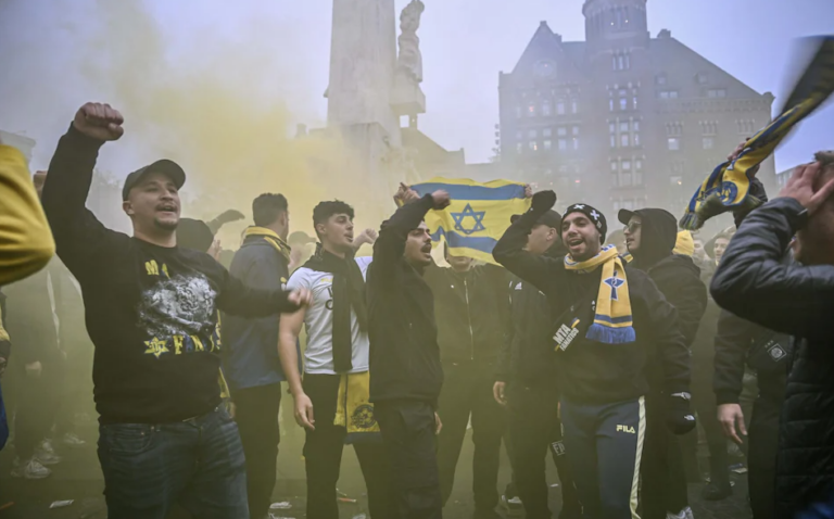 Israel Condemns “Jew Hunt” After Pro-Palestinian Mob Attacks Football Fans in Amsterdam