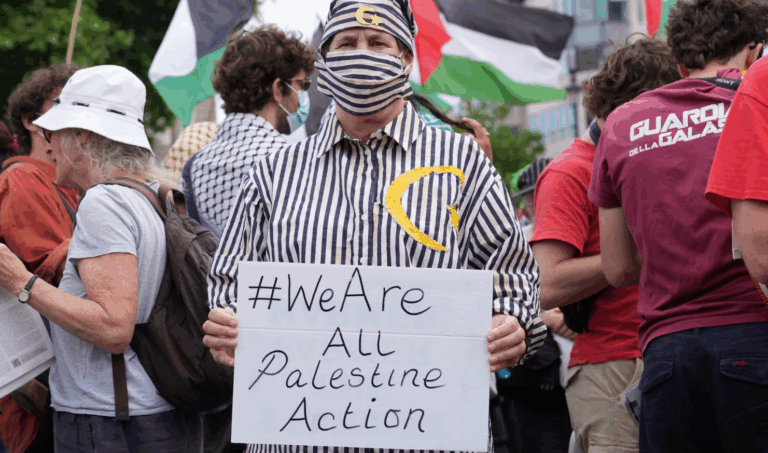 Two-Tier Policing Row Over Palestine Protester Dressed as Holocaust Victim