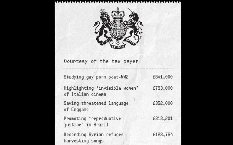UK Govt Spends £30 Million on Woke Research Including Gay Porn After Second World War and Syrian Harvesting Songs