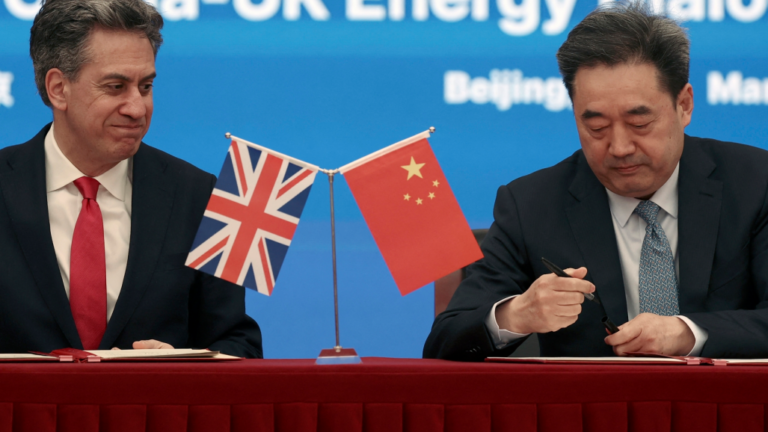 Ed Miliband is Surrendering Our Energy Security to China
