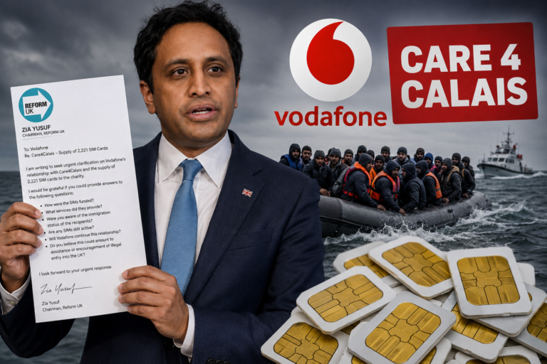 Reform UK Threatens Vodafone Contracts Over Free SIM Cards for Asylum Seekers